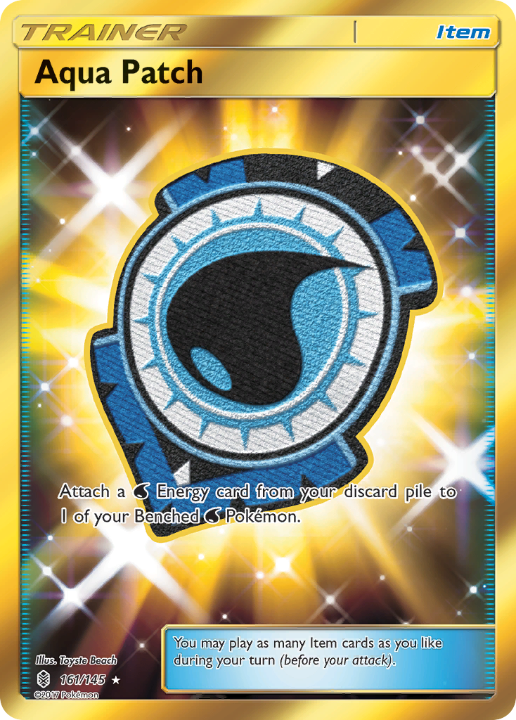 Aqua Patch (161/145) [Sun & Moon: Guardians Rising] | Fandemonia Ltd