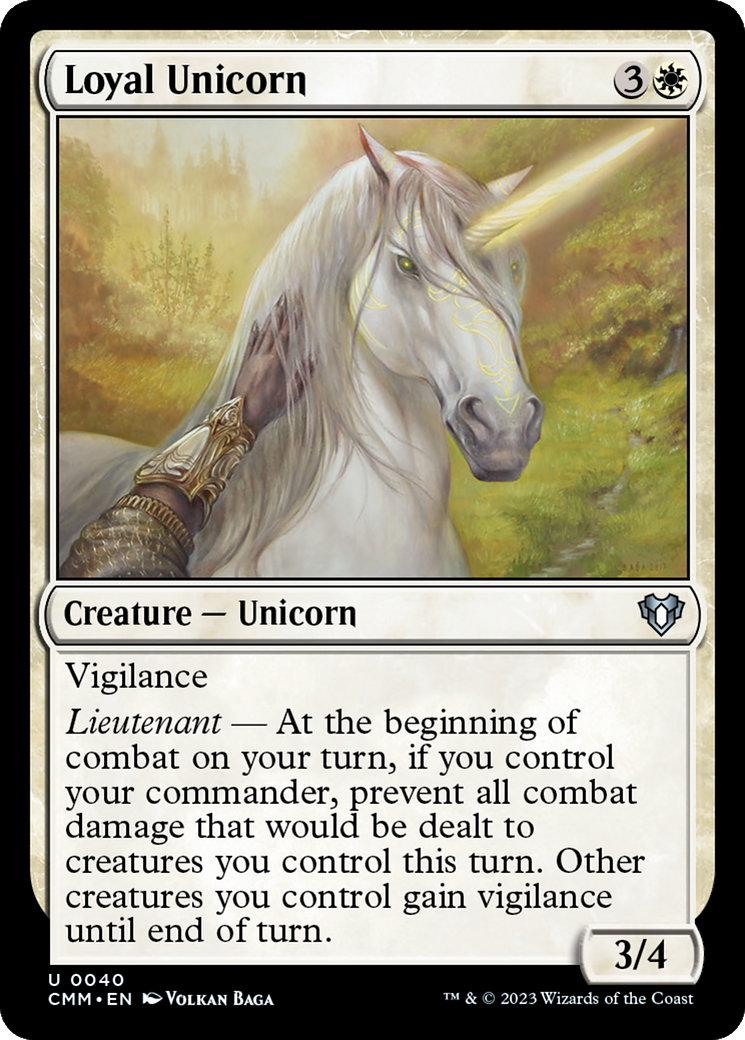 Loyal Unicorn [Commander Masters] | Fandemonia Ltd