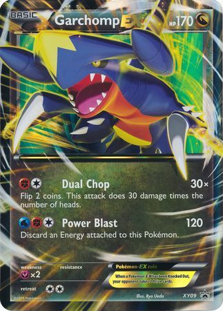 Garchomp EX (XY09) (Jumbo Card) [XY: Black Star Promos] | Fandemonia Ltd