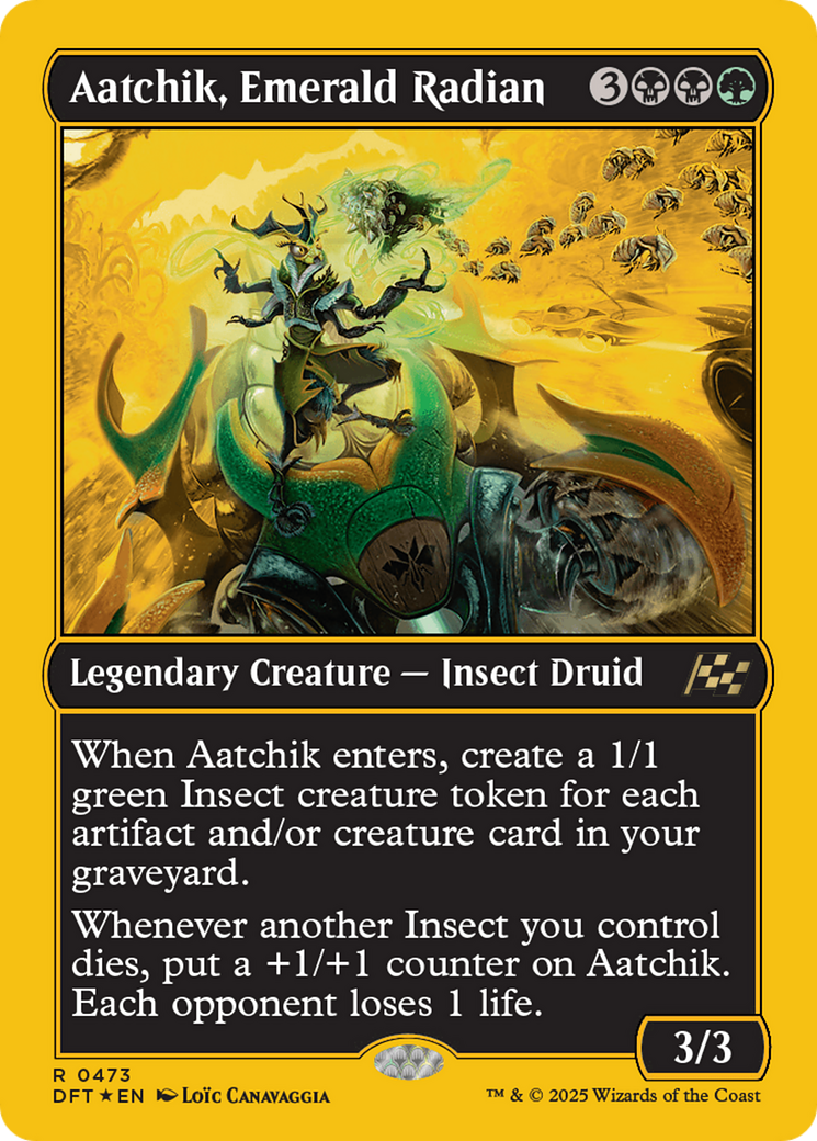 Aatchik, Emerald Radian (First-Place Foil) [Aetherdrift] | Fandemonia Ltd