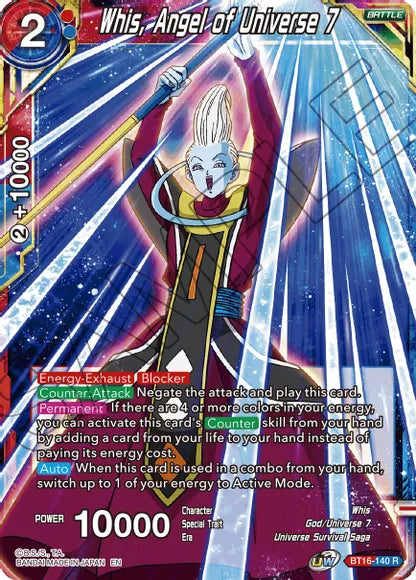 Whis, Angel of Universe 7 (BT16-140) [Realm of the Gods] | Fandemonia Ltd