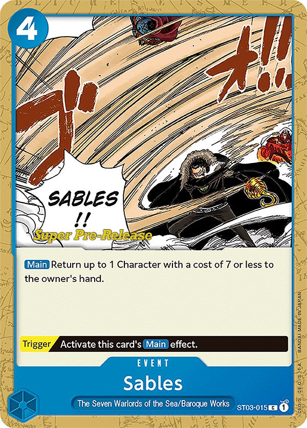 Sables [Super Pre-Release Starter Deck: The Seven Warlords of the Sea] | Fandemonia Ltd