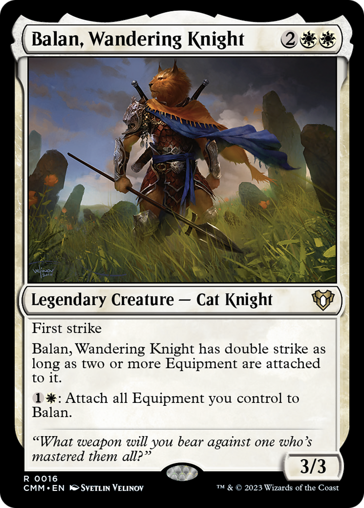 Balan, Wandering Knight [Commander Masters] | Fandemonia Ltd