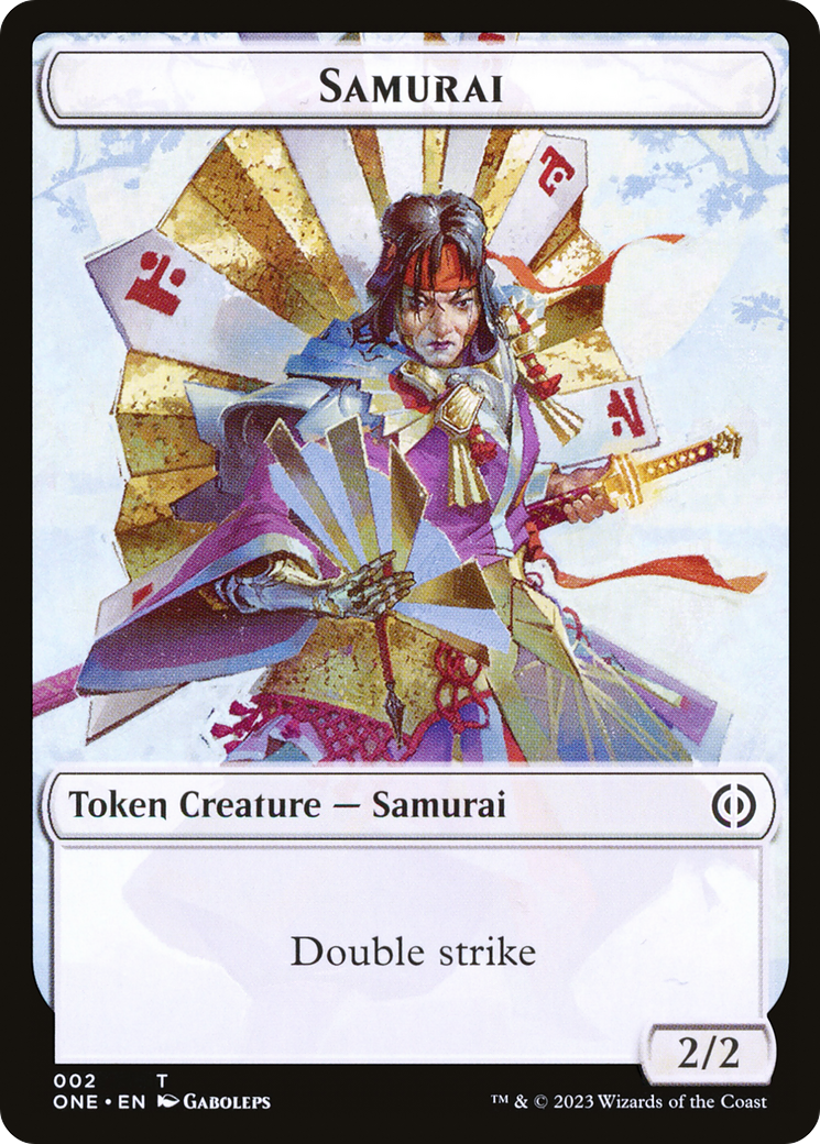 Samurai Token [Phyrexia: All Will Be One Tokens] | Fandemonia Ltd