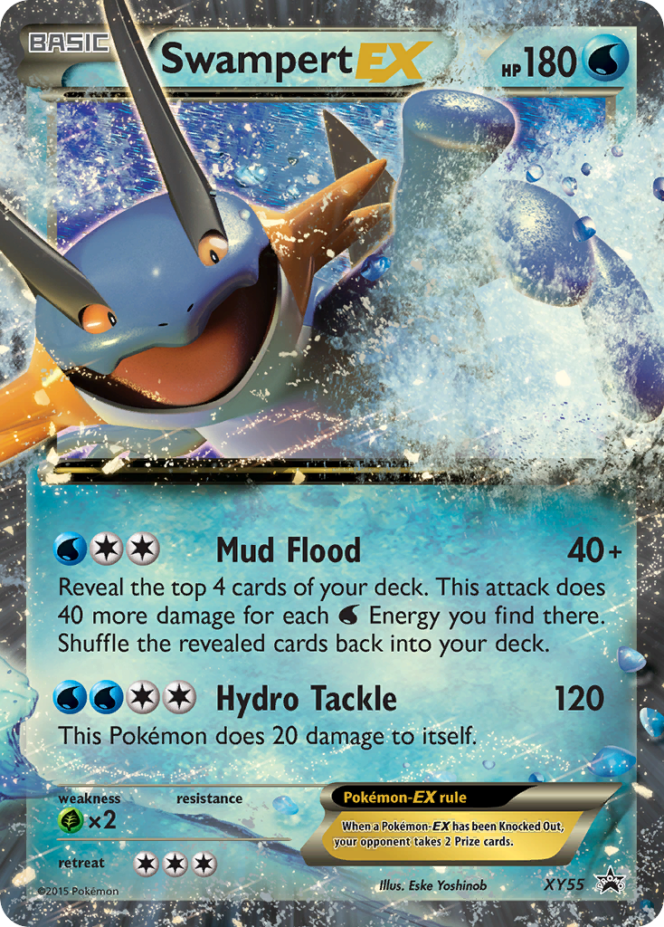 Swampert EX (XY55) [XY: Black Star Promos] | Fandemonia Ltd