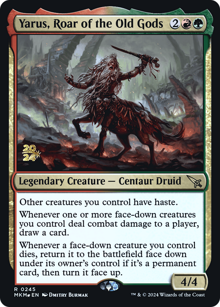 Yarus, Roar of the Old Gods [Murders at Karlov Manor Prerelease Promos] | Fandemonia Ltd