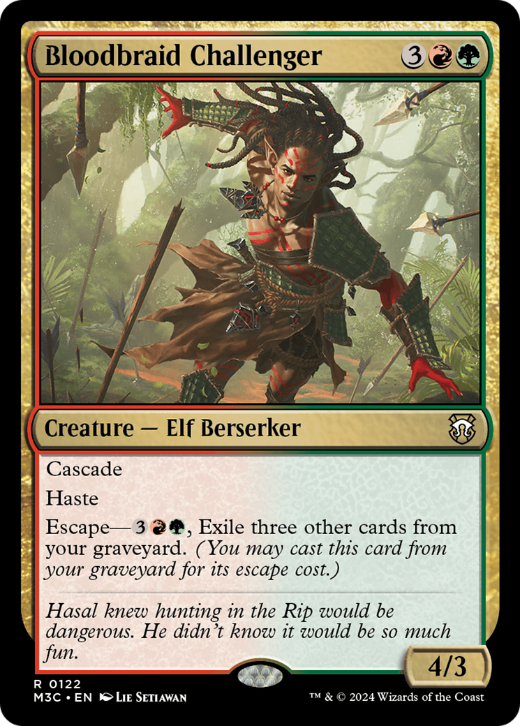 Bloodbraid Challenger [Modern Horizons 3 Commander] | Fandemonia Ltd