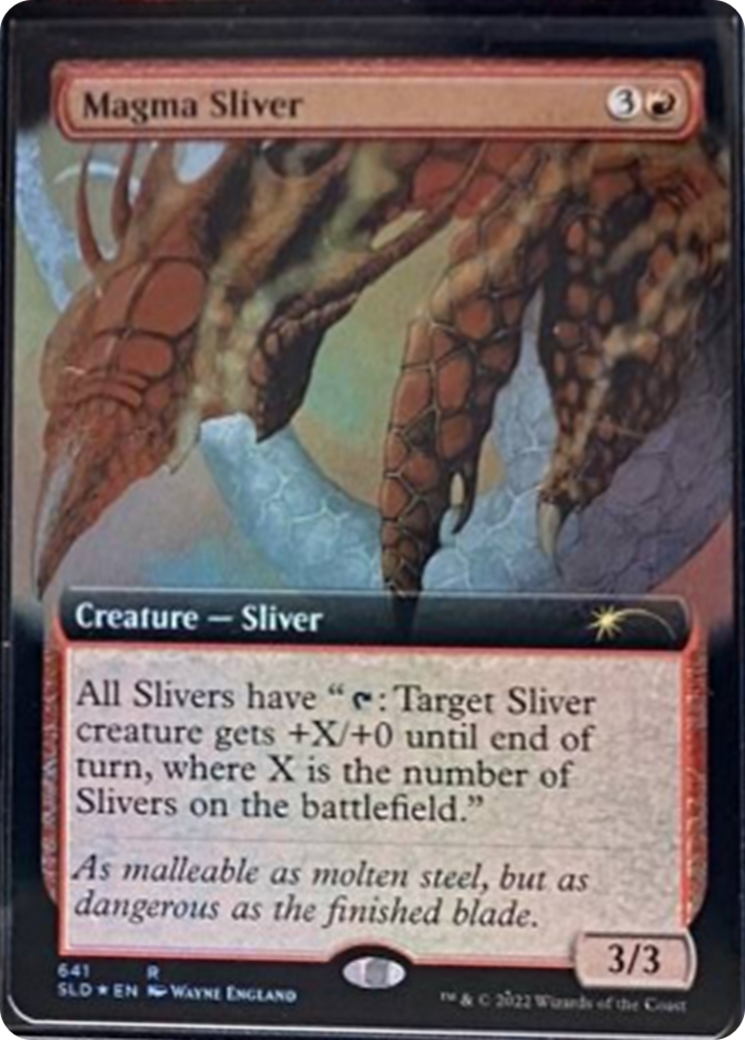 Magma Sliver (Extended Art) [Secret Lair Drop Series] | Fandemonia Ltd