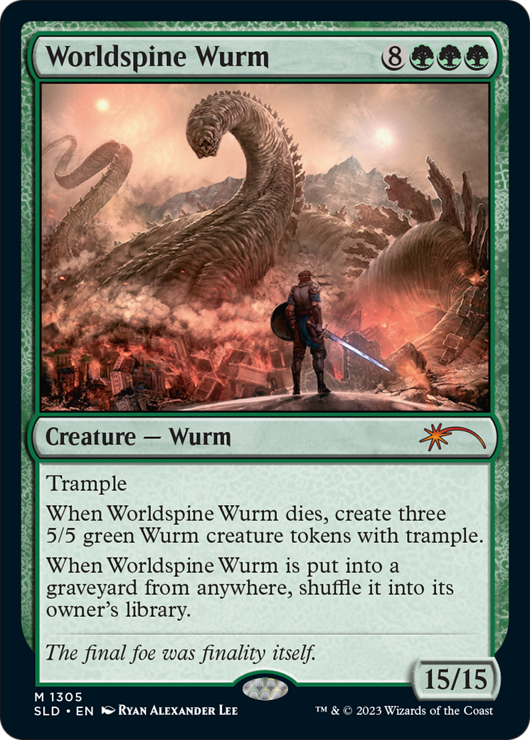 Worldspine Wurm [Secret Lair Drop Series] | Fandemonia Ltd