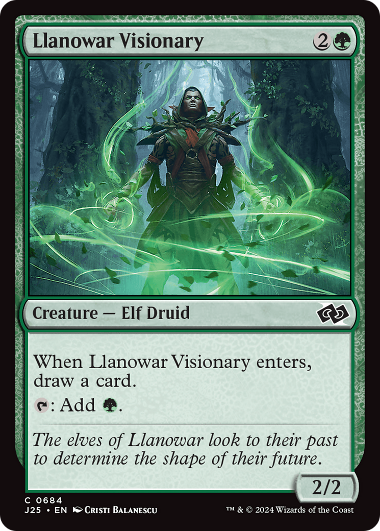 Llanowar Visionary [Foundations Jumpstart] | Fandemonia Ltd