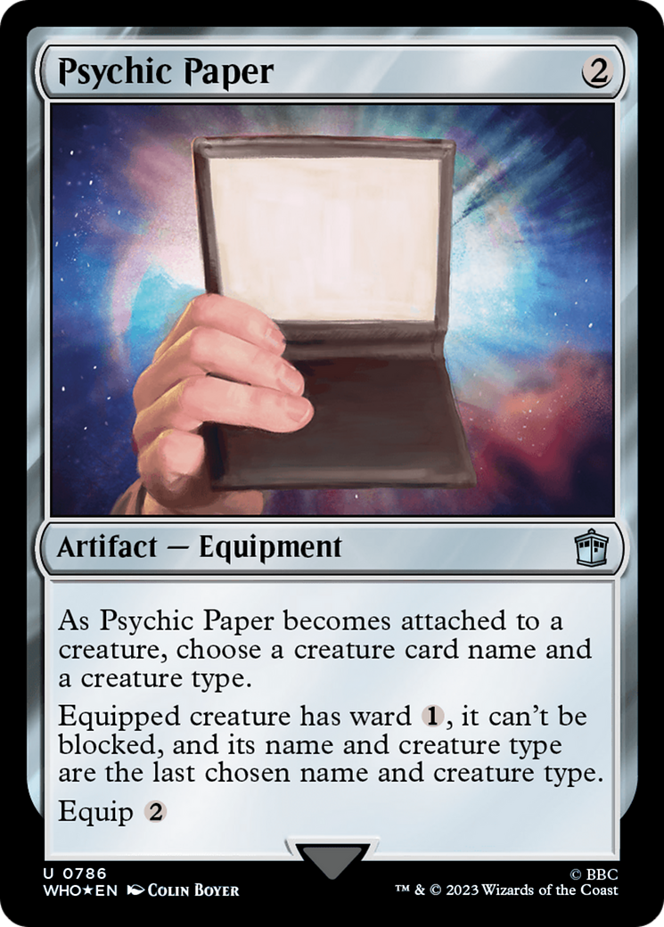 Psychic Paper (Surge Foil) [Doctor Who] | Fandemonia Ltd