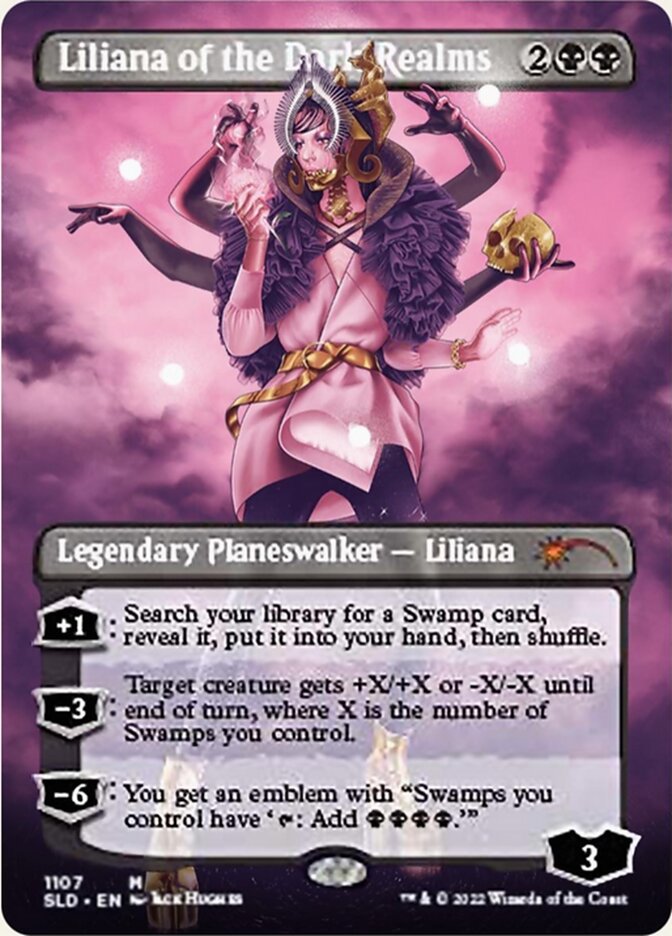 Liliana of the Dark Realms (Borderless) [Secret Lair Drop Series] | Fandemonia Ltd