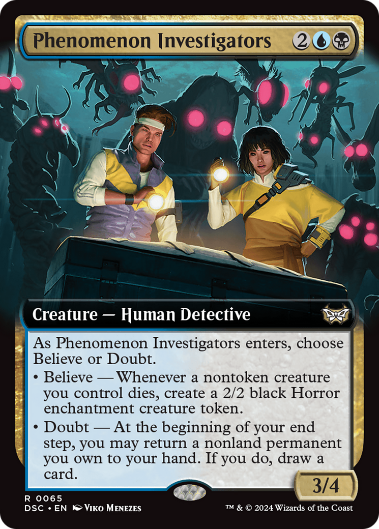 Phenomenon Investigators (Extended Art) [Duskmourn: House of Horror Commander] | Fandemonia Ltd