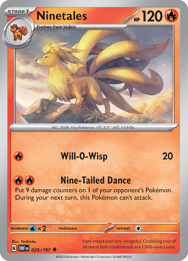 Ninetales (029/197) [Scarlet & Violet: Obsidian Flames] | Fandemonia Ltd