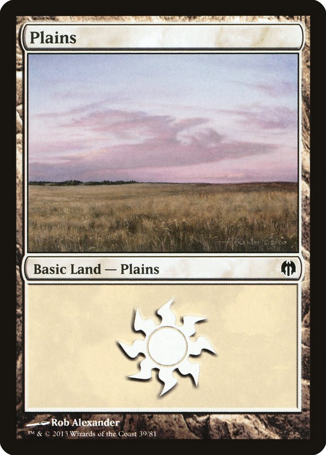 Plains (39) [Duel Decks: Heroes vs. Monsters] | Fandemonia Ltd