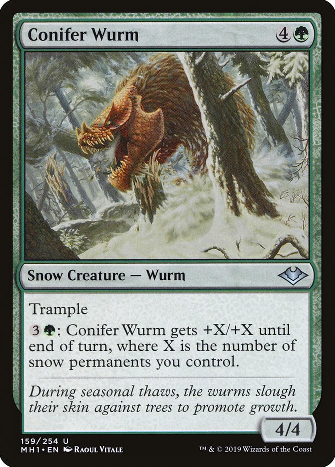 Conifer Wurm [Modern Horizons] | Fandemonia Ltd