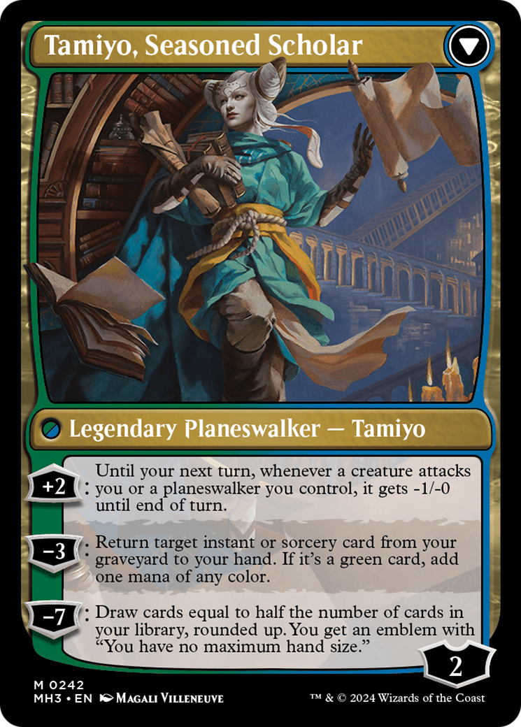 Tamiyo, Inquisitive Student // Tamiyo, Seasoned Scholar [Modern Horizons 3] | Fandemonia Ltd