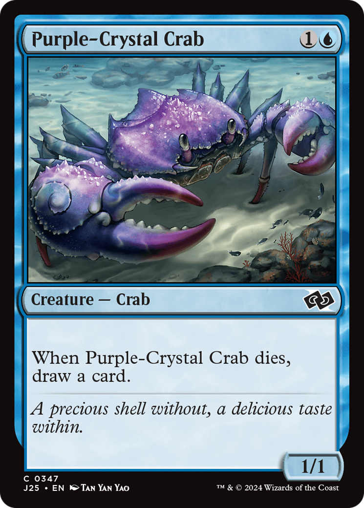 Purple-Crystal Crab [Foundations Jumpstart] | Fandemonia Ltd