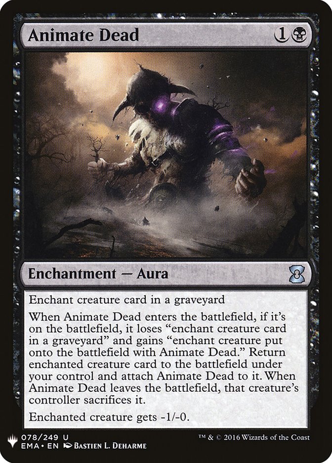 Animate Dead [Mystery Booster] | Fandemonia Ltd