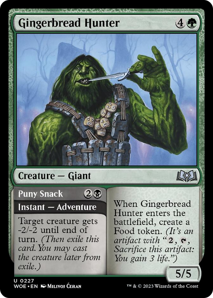 Gingerbread Hunter // Puny Snack [Wilds of Eldraine] | Fandemonia Ltd