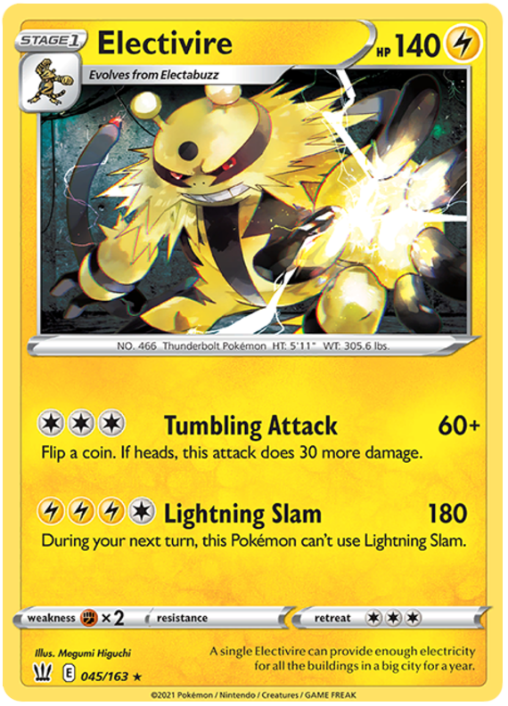 Electivire (045/163) [Sword & Shield: Battle Styles] | Fandemonia Ltd