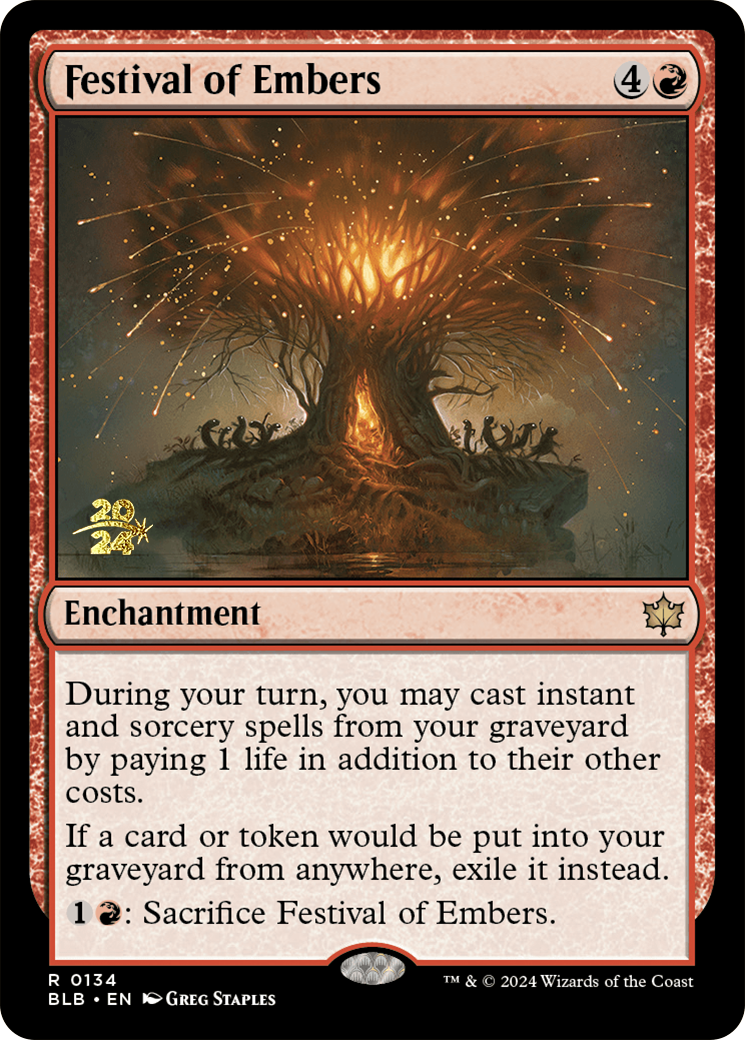 Festival of Embers [Bloomburrow Prerelease Promos] | Fandemonia Ltd