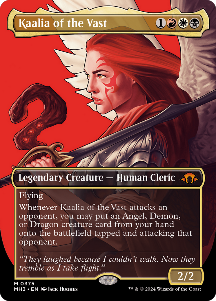 Kaalia of the Vast (Borderless) (0375) [Modern Horizons 3] | Fandemonia Ltd