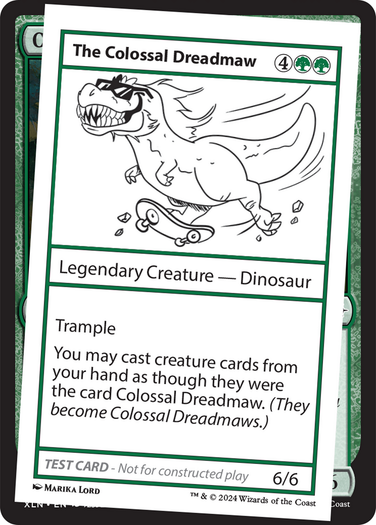 The Colossal Dreadmaw [Mystery Booster 2 Playtest Cards] | Fandemonia Ltd