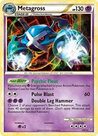 Metagross (4/95) (Cracked Ice Holo) (Theme Deck Exclusive) [HeartGold & SoulSilver: Unleashed] | Fandemonia Ltd