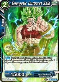 Energetic Outburst Kale (Divine Multiverse Draft Tournament) (DB2-038) [Tournament Promotion Cards] | Fandemonia Ltd