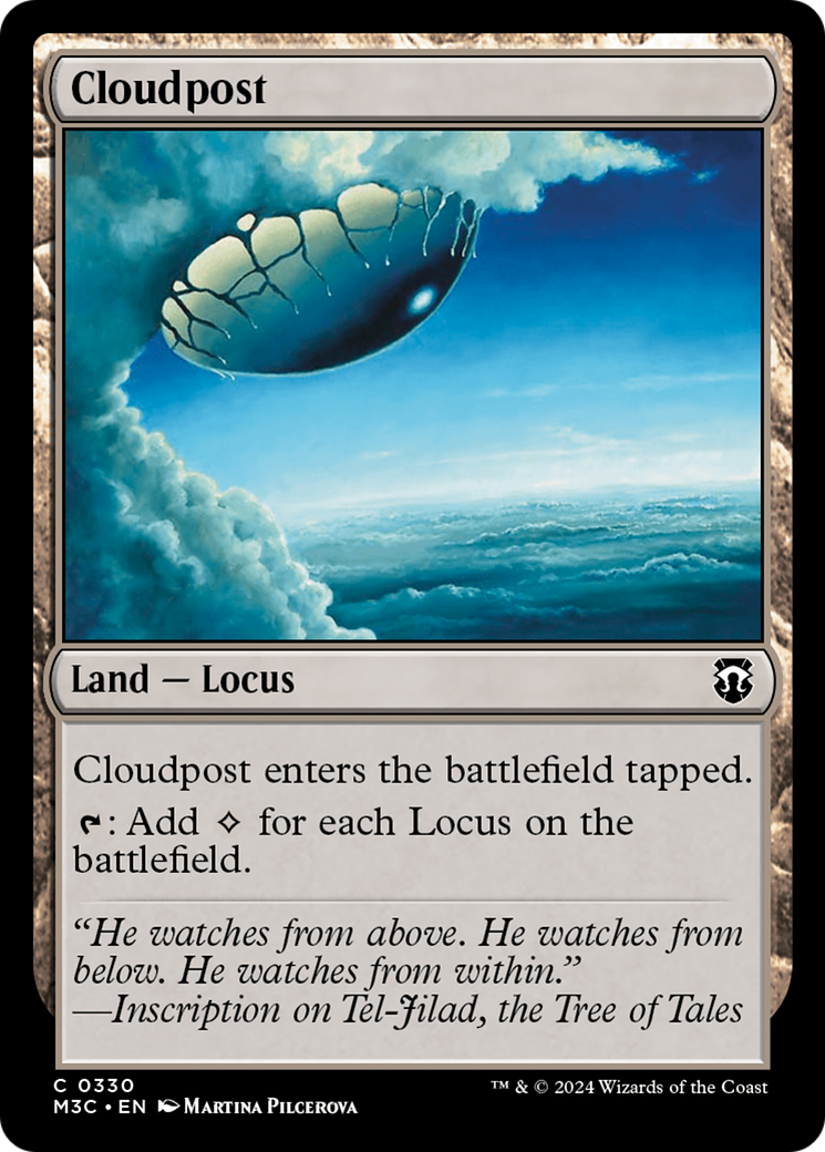 Cloudpost (Ripple Foil) [Modern Horizons 3 Commander] | Fandemonia Ltd