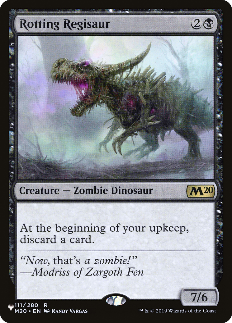 Rotting Regisaur [The List] | Fandemonia Ltd