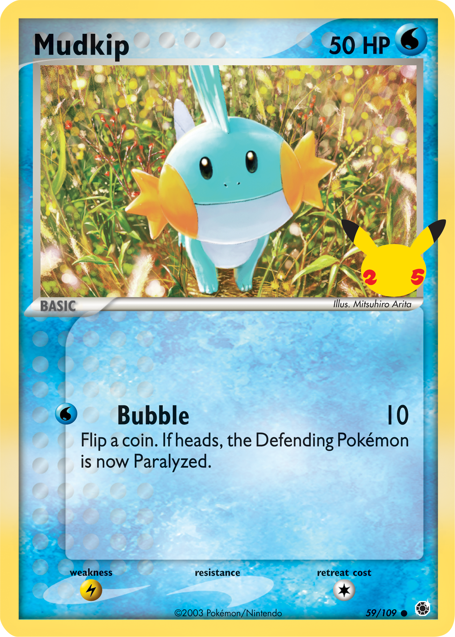 Mudkip (59/109) (Jumbo Card) [First Partner Pack] | Fandemonia Ltd