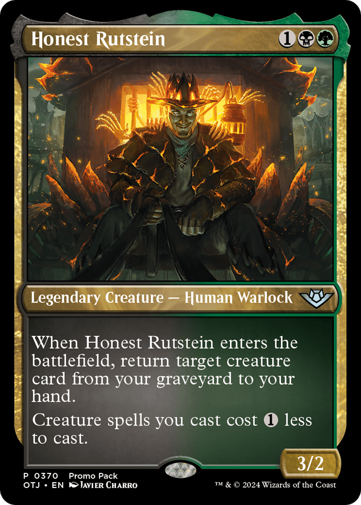 Honest Rutstein (Promo Pack) [Outlaws of Thunder Junction Promos] | Fandemonia Ltd