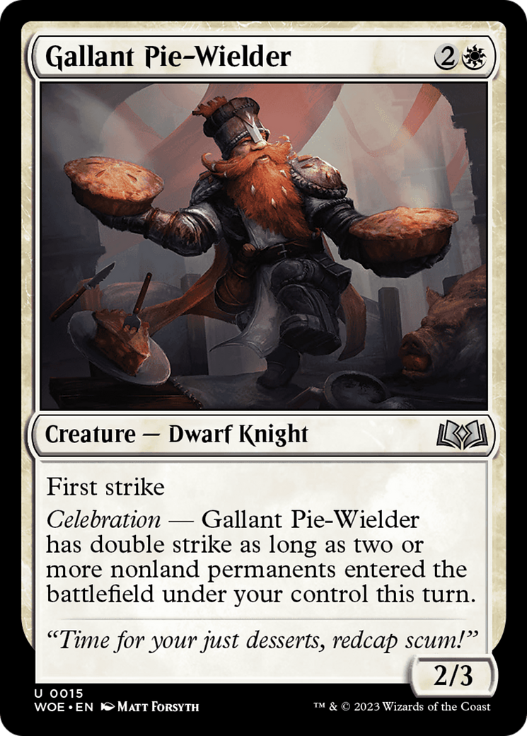 Gallant Pie-Wielder [Wilds of Eldraine] | Fandemonia Ltd