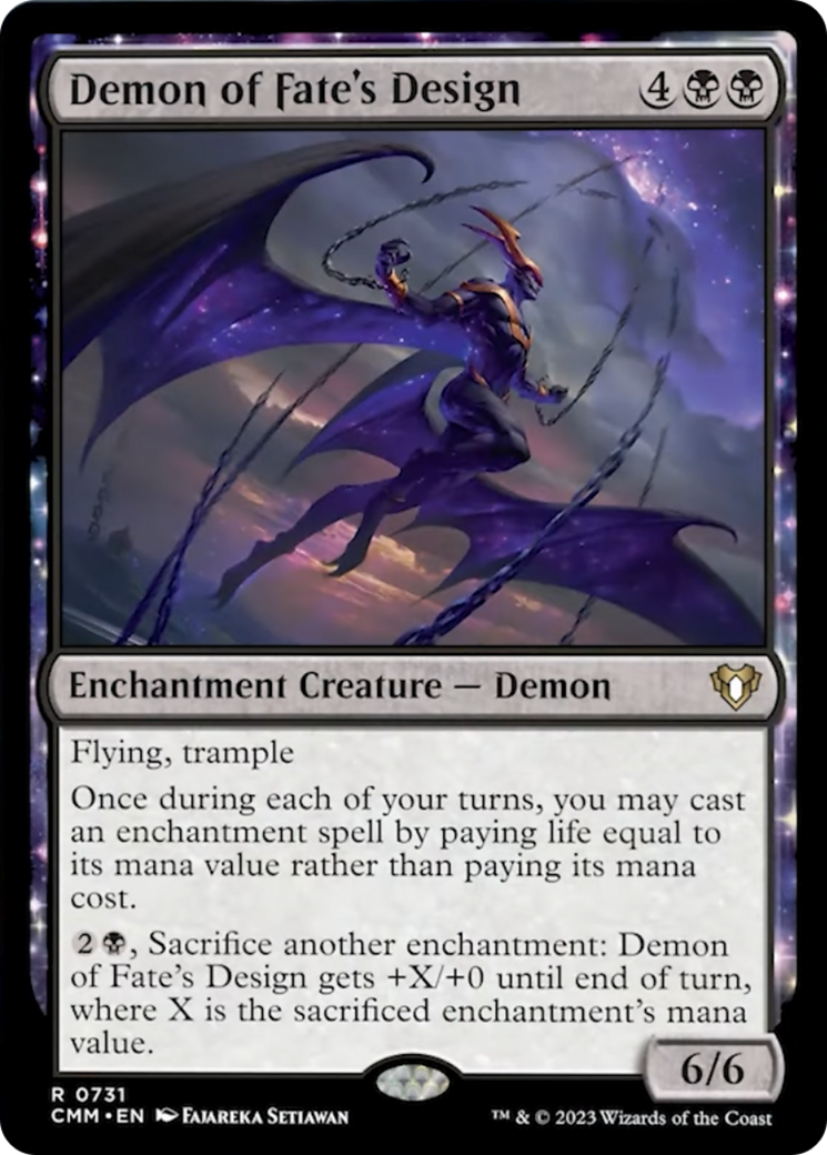 Demon of Fate's Design [Commander Masters] | Fandemonia Ltd