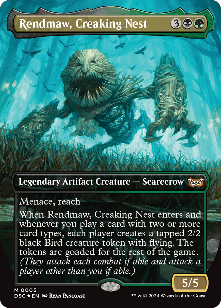 Rendmaw, Creaking Nest (Borderless) [Duskmourn: House of Horror Commander] | Fandemonia Ltd