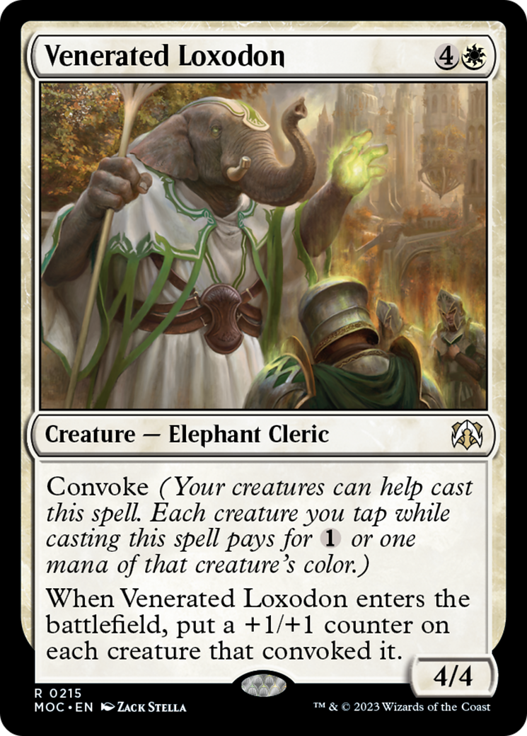 Venerated Loxodon [March of the Machine Commander] | Fandemonia Ltd