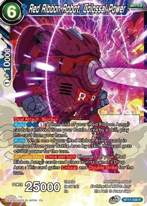 Red Ribbon Robot, Colossal Power (BT17-038) [Ultimate Squad] | Fandemonia Ltd