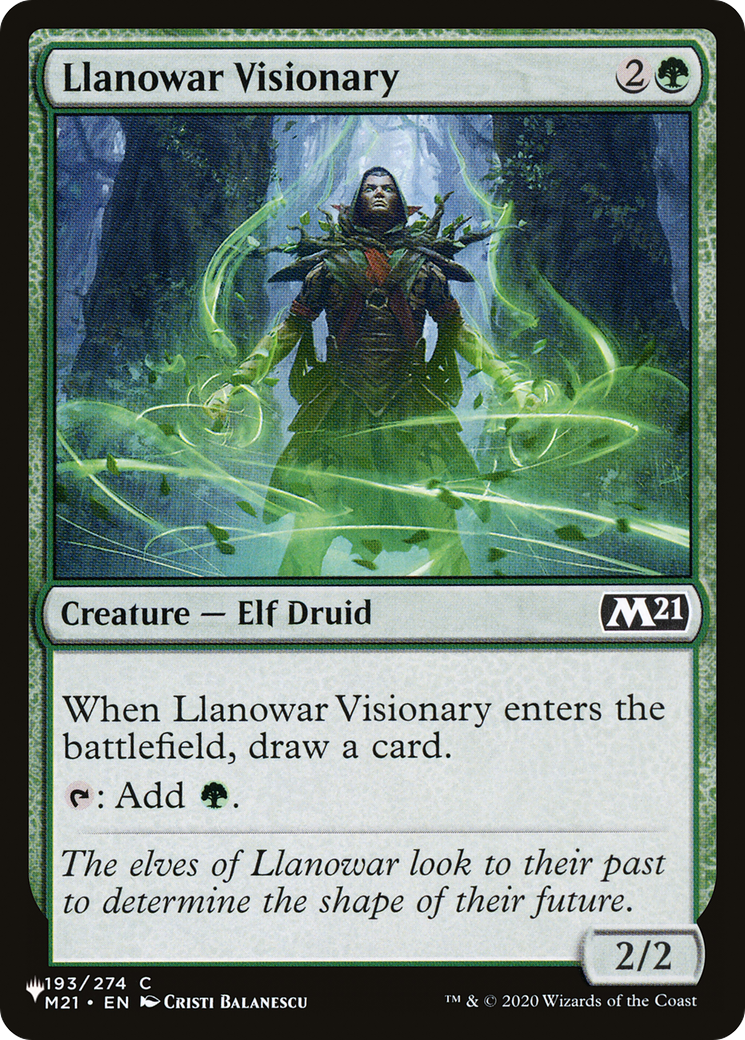 Llanowar Visionary [The List] | Fandemonia Ltd