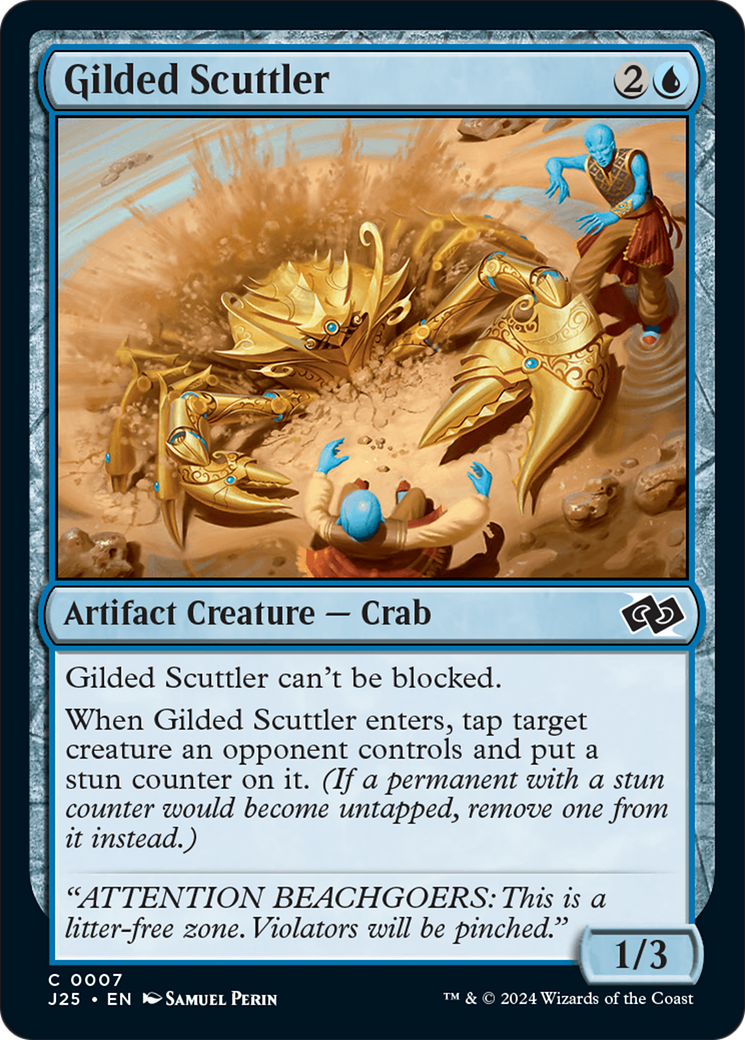 Gilded Scuttler [Foundations Jumpstart] | Fandemonia Ltd