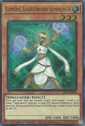 Lumina, Lightsworn Summoner [LART-EN045] Ultra Rare | Fandemonia Ltd