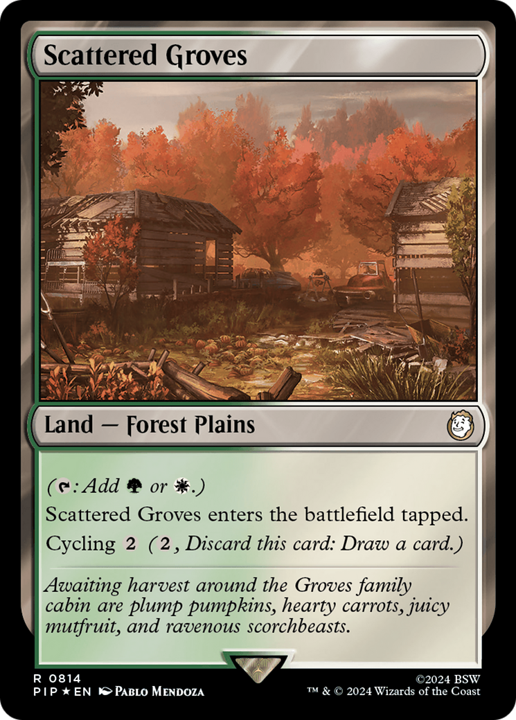 Scattered Groves (Surge Foil) [Fallout] | Fandemonia Ltd