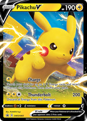 Pikachu V (SWSH061) (Jumbo Card) [Sword & Shield: Black Star Promos] | Fandemonia Ltd