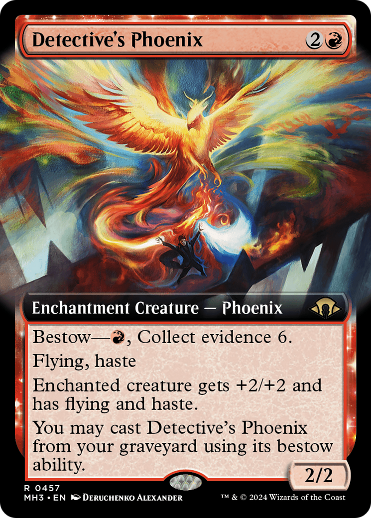 Detective's Phoenix (Extended Art) [Modern Horizons 3] | Fandemonia Ltd