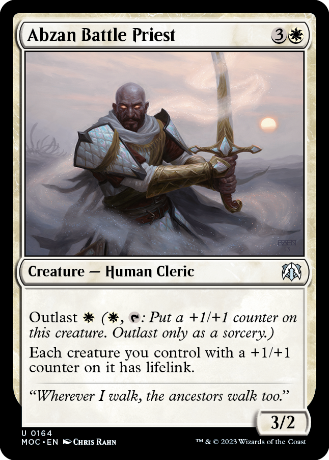 Abzan Battle Priest [March of the Machine Commander] | Fandemonia Ltd