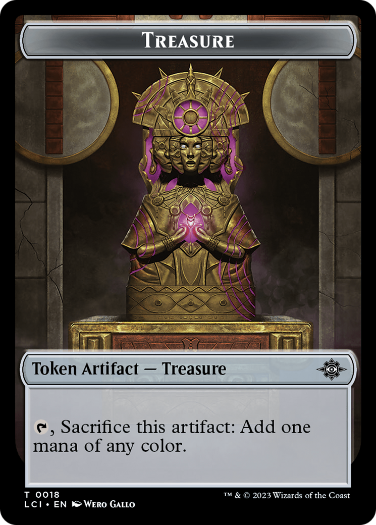 Treasure Token [The Lost Caverns of Ixalan Tokens] | Fandemonia Ltd