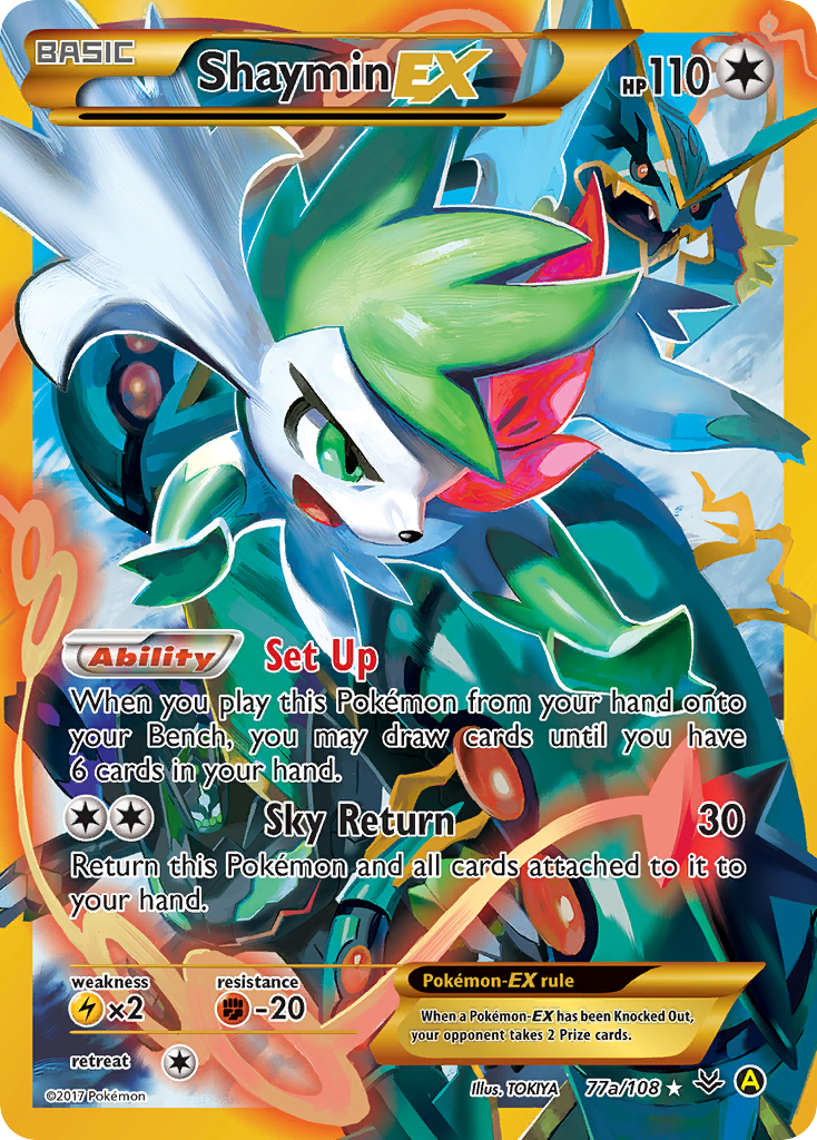 Shaymin EX (77a/108) [Alternate Art Promos] | Fandemonia Ltd