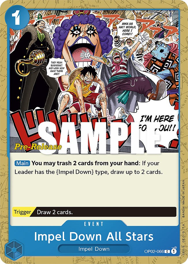 Impel Down All Stars [Paramount War Pre-Release Cards] | Fandemonia Ltd