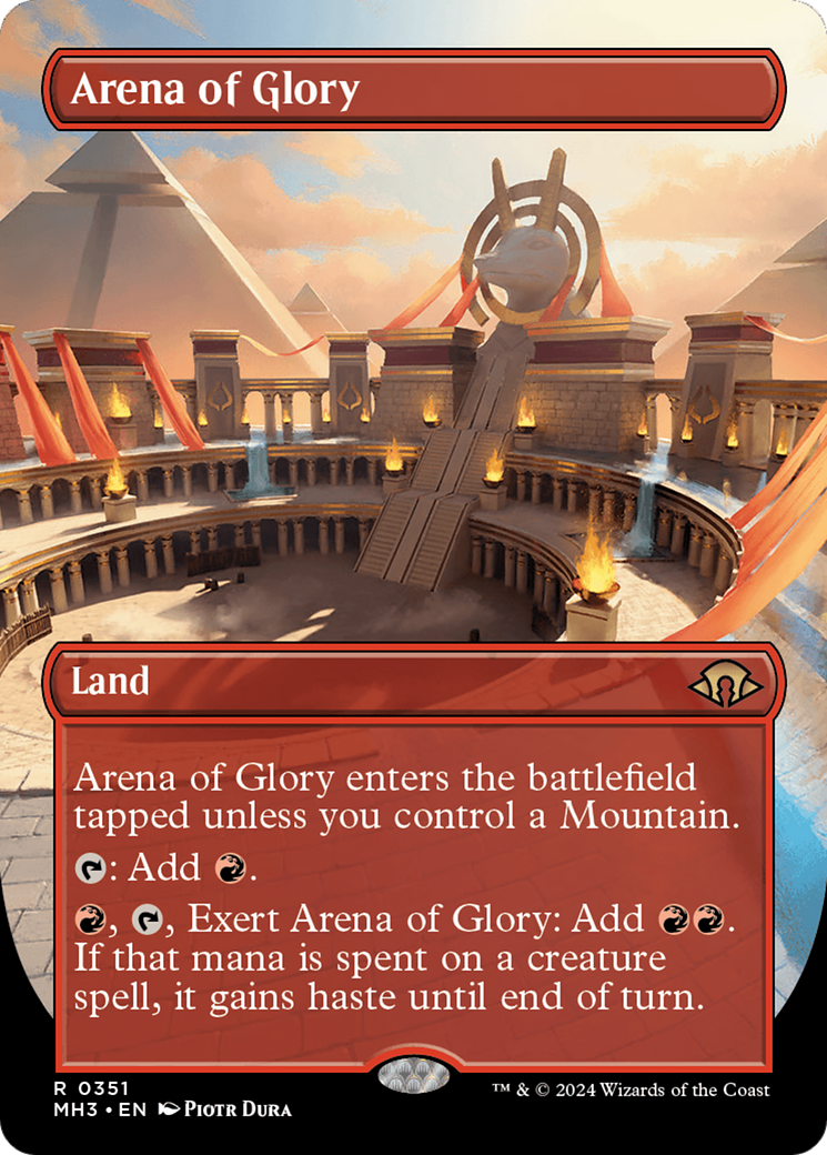 Arena of Glory (Borderless) [Modern Horizons 3] | Fandemonia Ltd